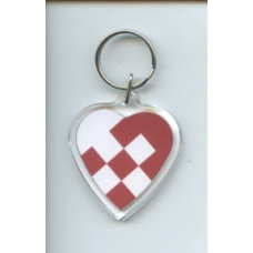 Heart Key Ring - Heart Basket